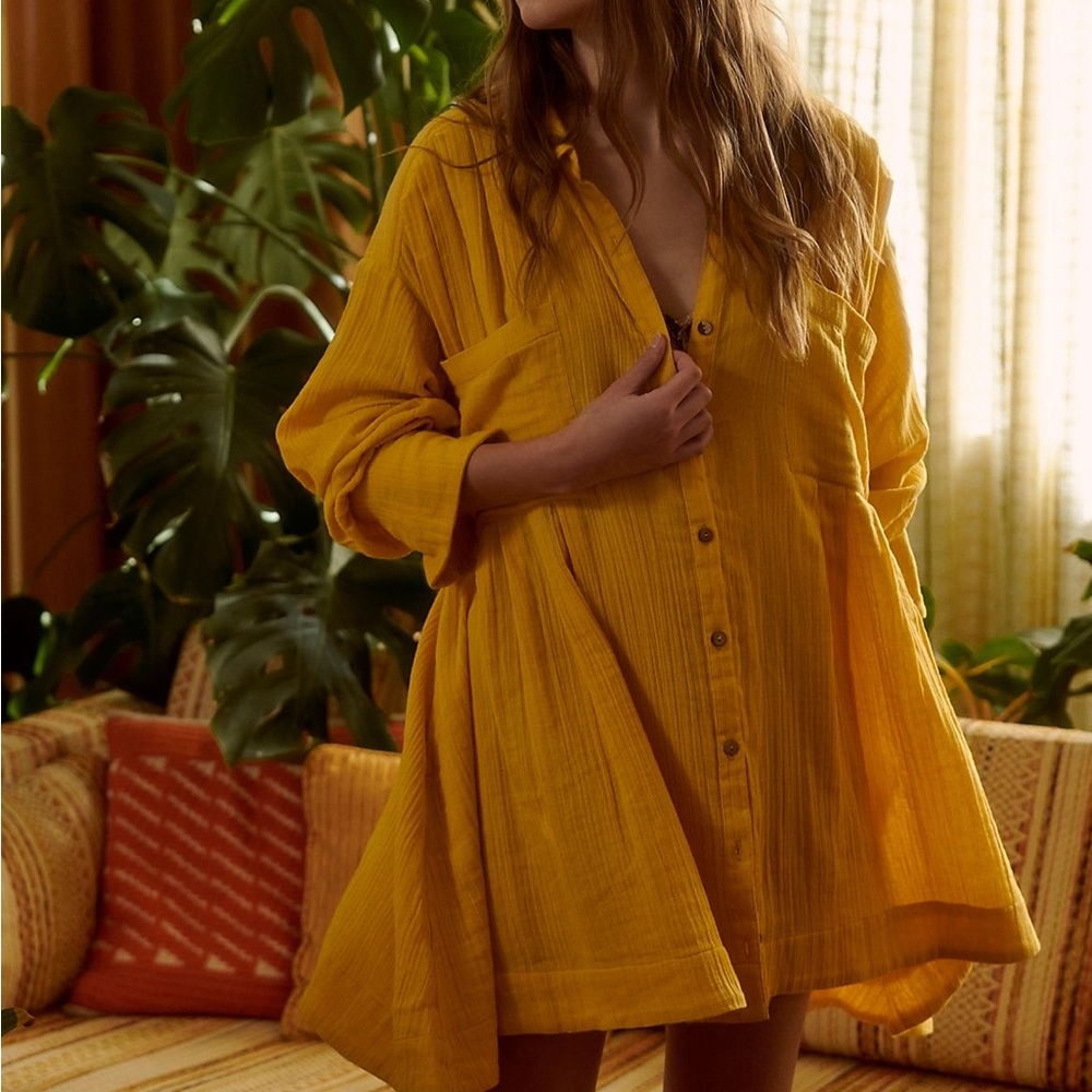 Free People The Voyager Shirtdress